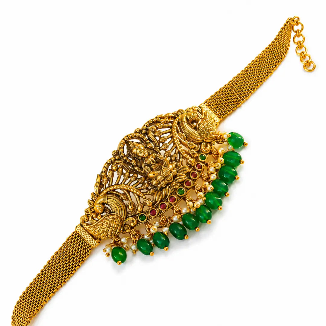 Heritage Temple Jewellery Baju Band | South Indian Bridal Armlet V-1694
