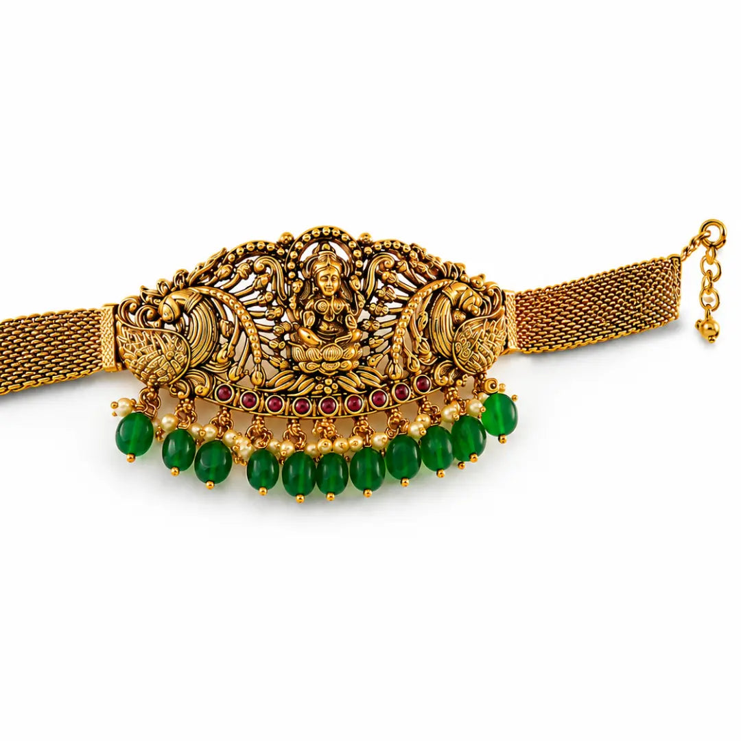 Heritage Temple Jewellery Baju Band | South Indian Bridal Armlet V-1694