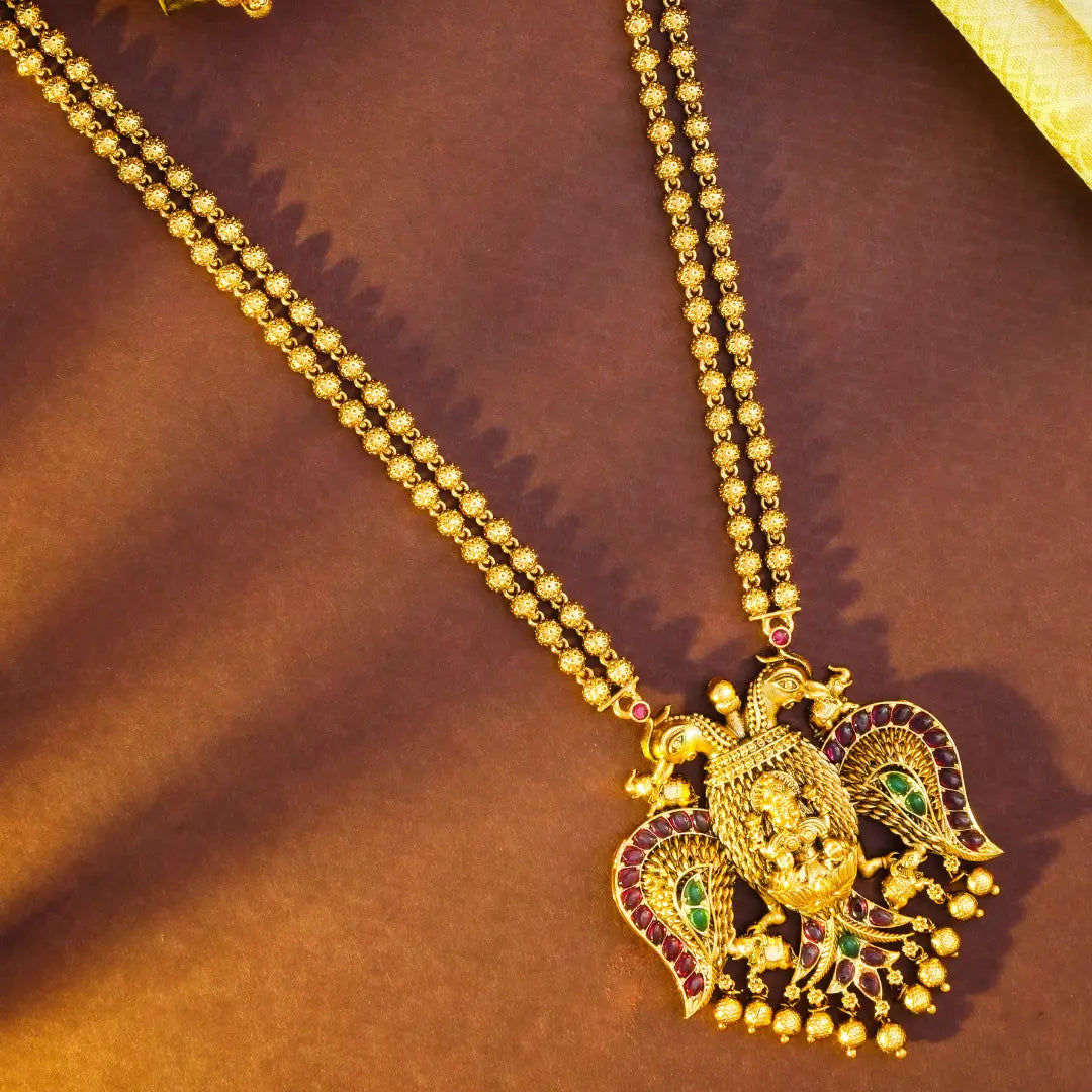 Antique Gandaberunda Pendant Set 