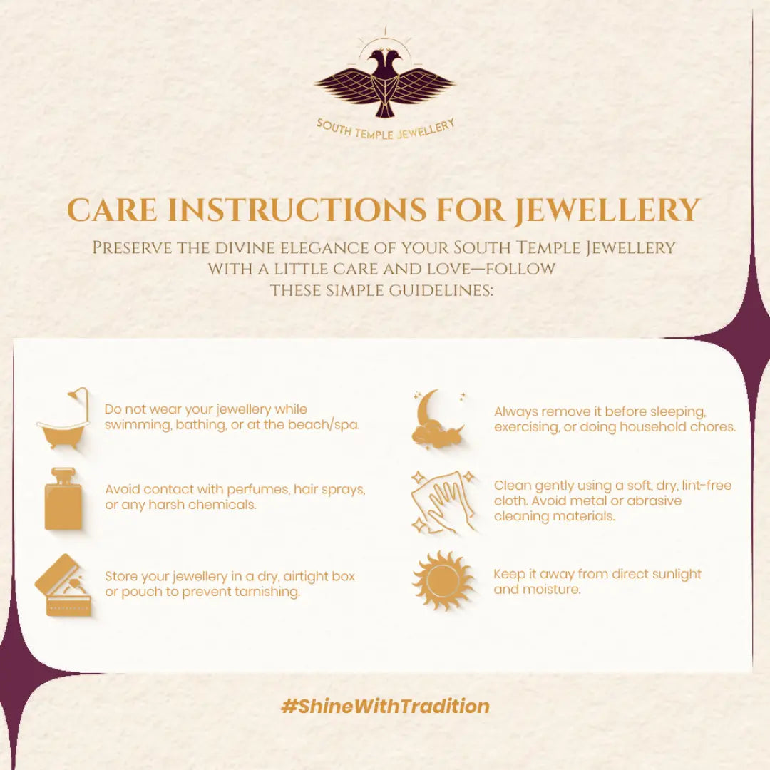 Jewellery Care Instruction