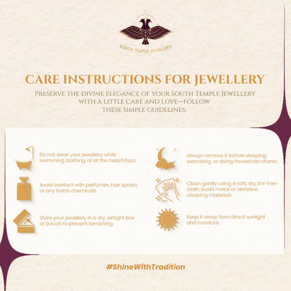 Jewellery Care Instruction 
