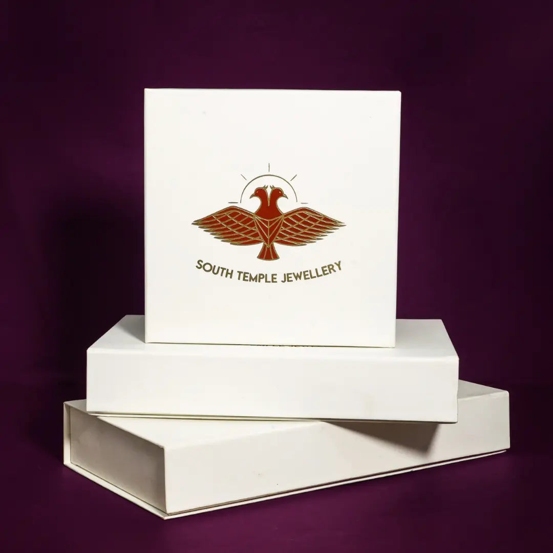 Dainty Minimalist Gold Ring – South Indian Temple Inspired Design J-309