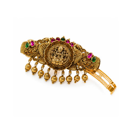 Deity-Inspired Hair Clip with Antique Finish J-96