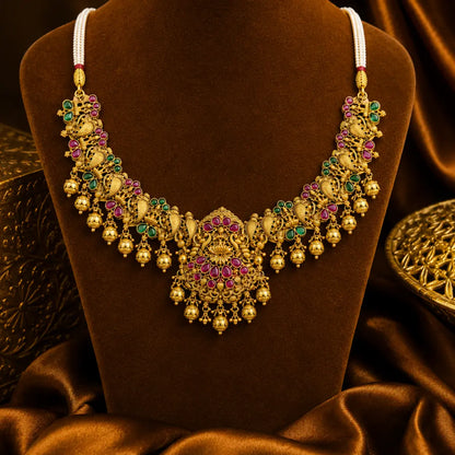 PrathaGlow Necklace Set  V-875