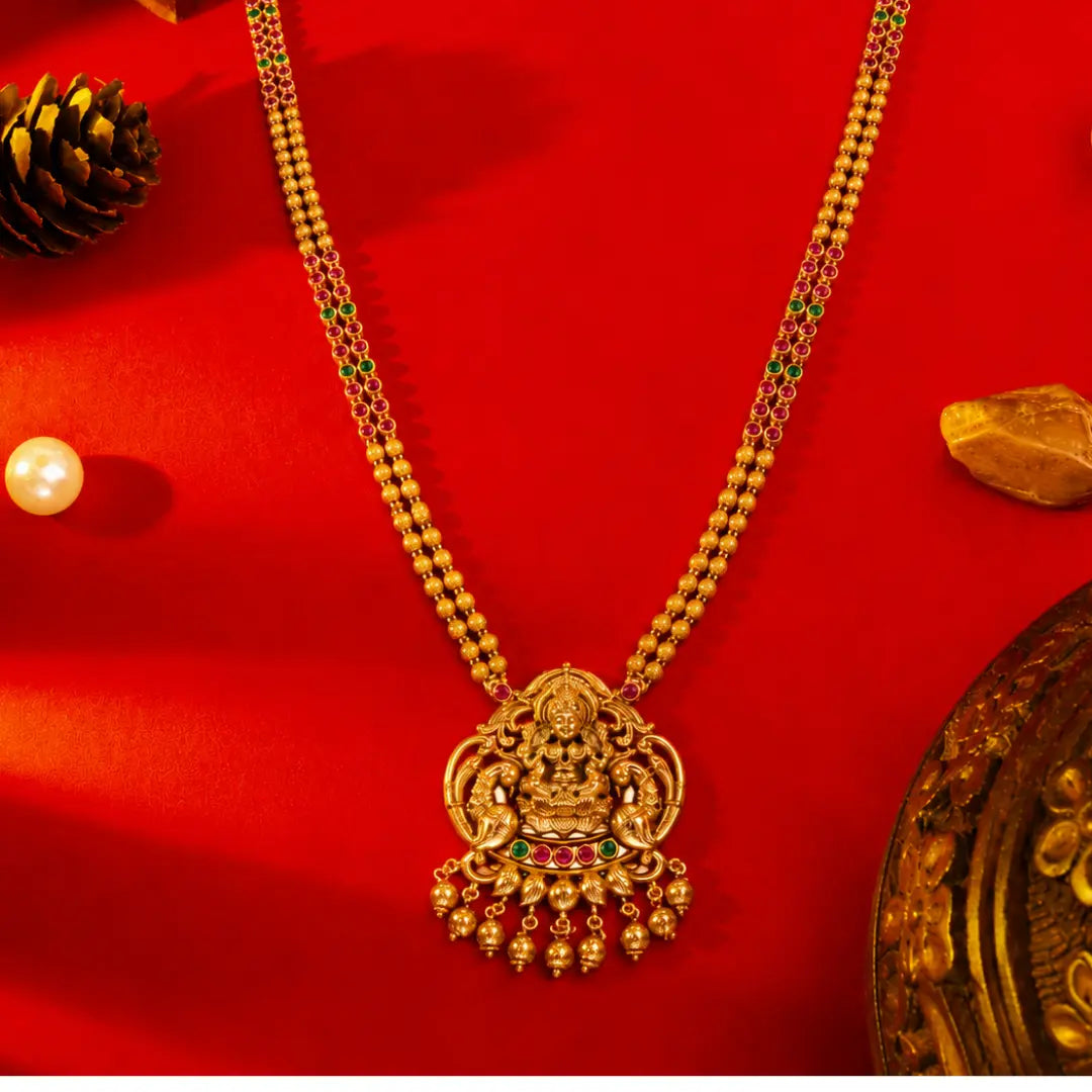 Two Layered Necklace Set P-1180