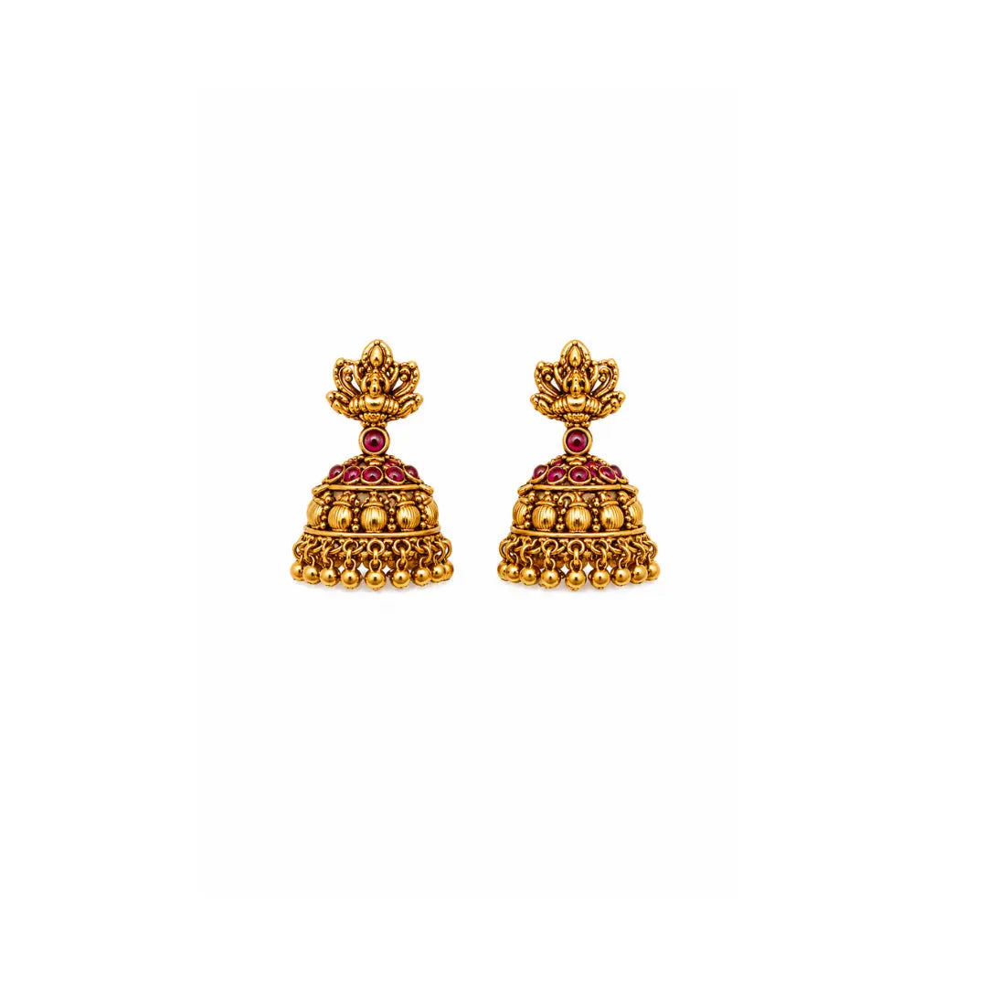 Everyday Minimal Short Necklace Set – Gold-Plated Ethnic Style K-1565