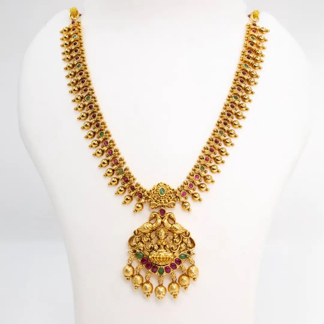 Lakshmi Temple Haaram Design - T-39