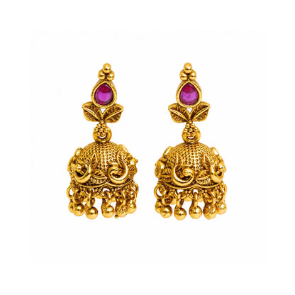 Temple Grace Small Jhumka V-110