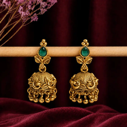 Temple Grace Small Jhumka V-110