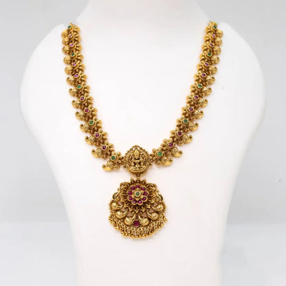 Laxmi Blessings Necklace Set Design T-43