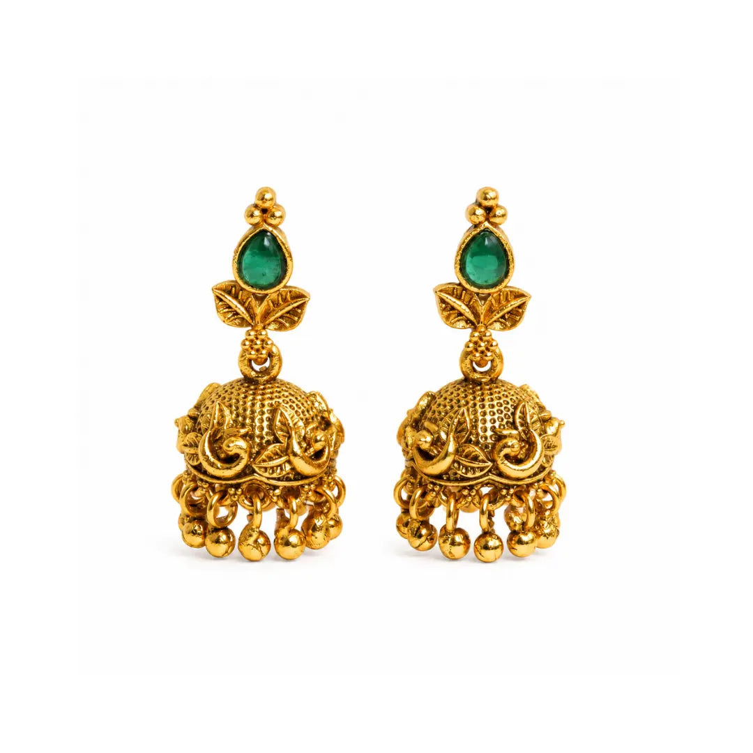 Temple Grace Small Jhumka V-110