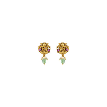 Antique Lakshmi Pendant Set T-47