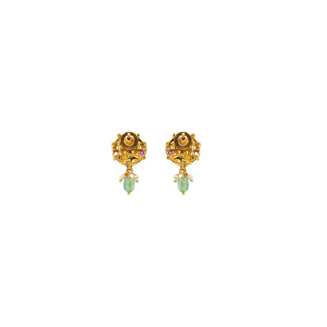 Antique Lakshmi Pendant Set T-47