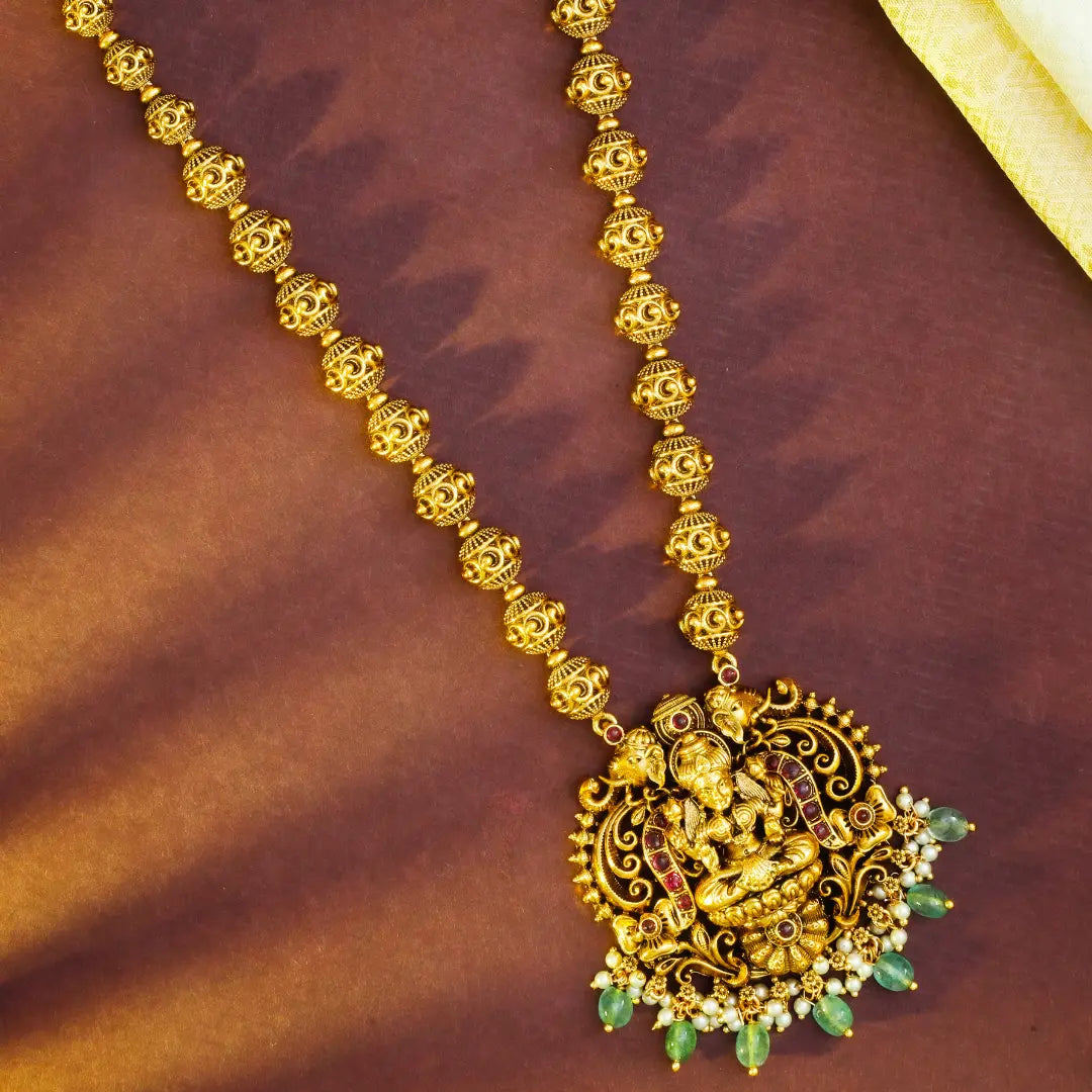 Antique Lakshmi Pendant Set