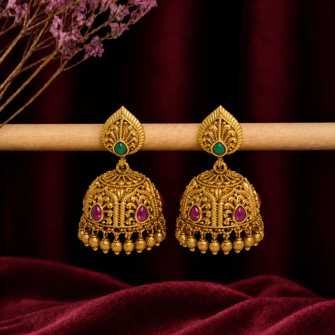 Classic Ethnic Jhumka R-1164