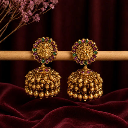 Divine Lakshmi Heritage Jhumka V-366