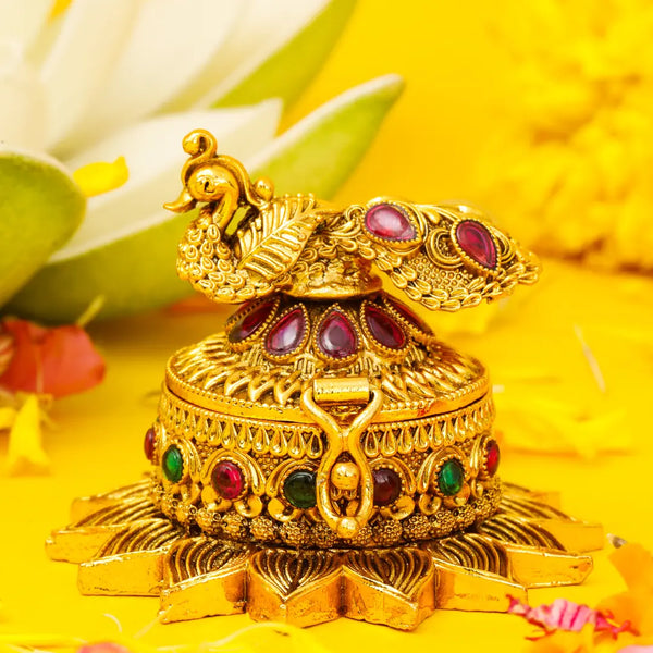 Peacock Sindoor Box