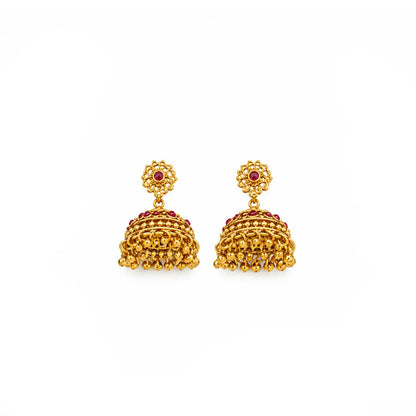Traditional South Indian Temple Necklace Set K-1787