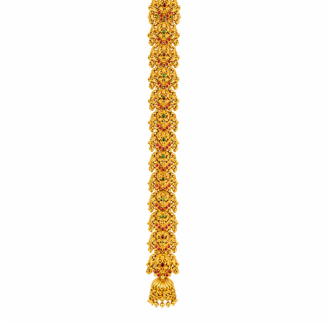 Antique Finish Temple Inspired Hair Choti V-1668