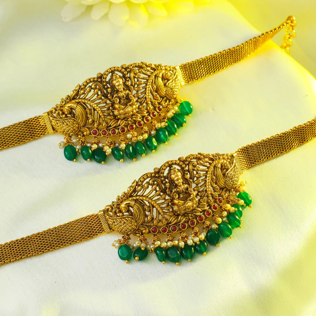 Heritage Temple Jewellery Baju Band | South Indian Bridal Armlet