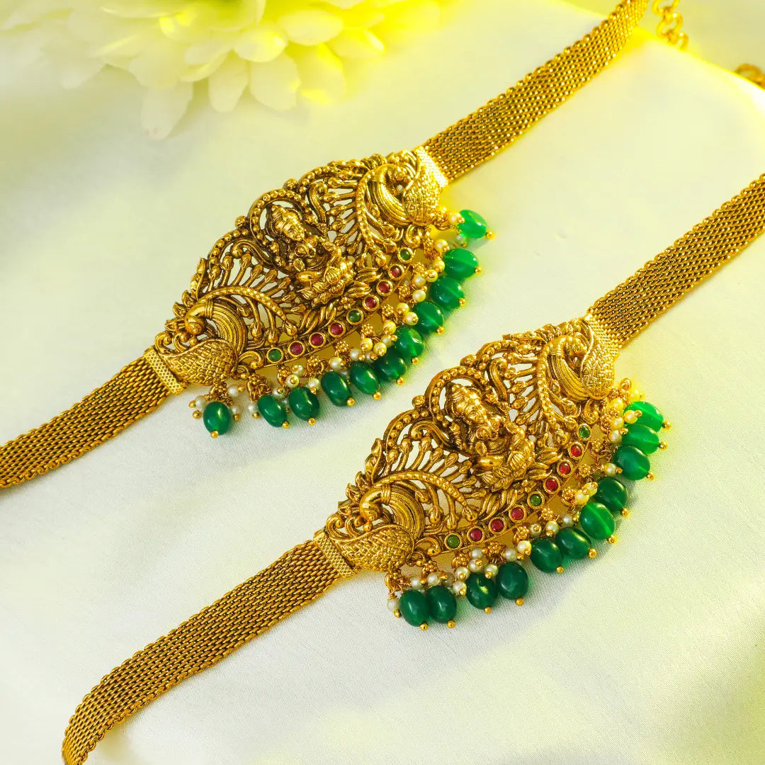 Heritage Temple Jewellery Baju Band | South Indian Bridal Armlet