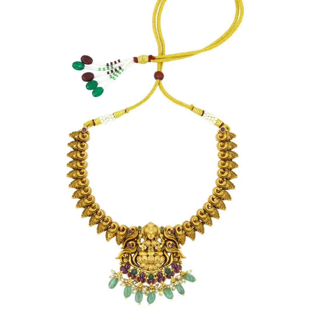 Antique Lakshmi Necklace set T-33