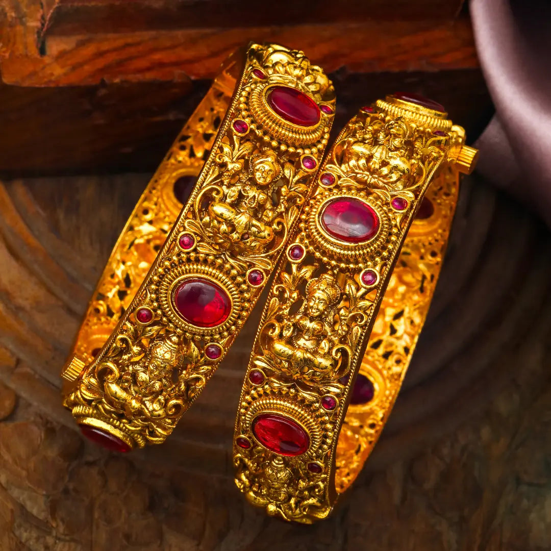 Lakshmi Kundan Temple Bangles
