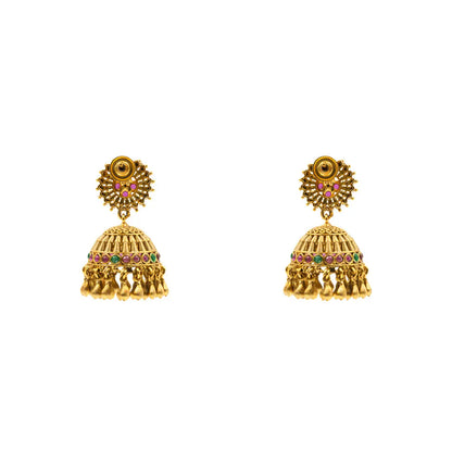 Intricate Temple Short Necklace K-1534