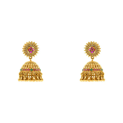 Intricate Temple Short Necklace K-1534