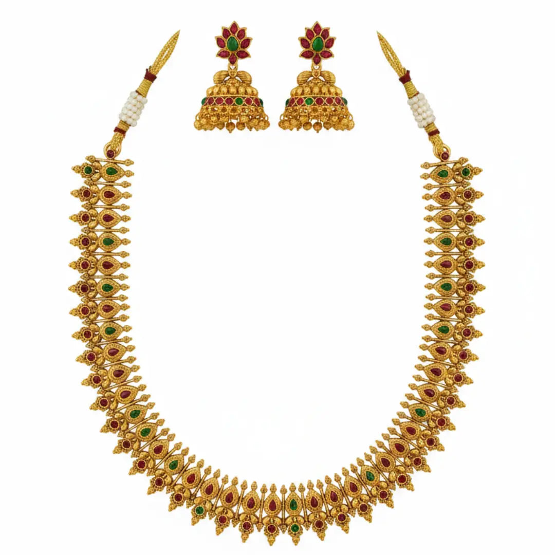 Antique Necklace Set K-1390N
