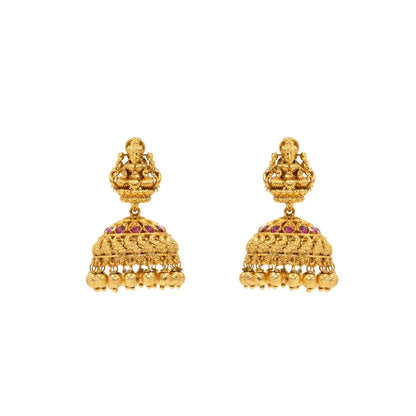Antique Traditional Laxmi Short Necklace Set K-1210