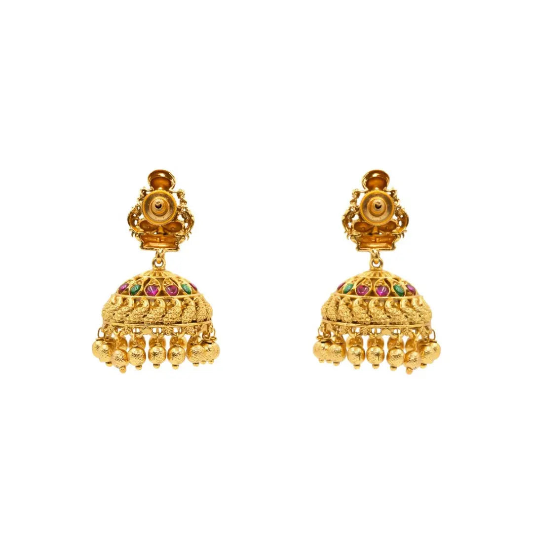 Antique Traditional Laxmi Short Necklace Set K-1210