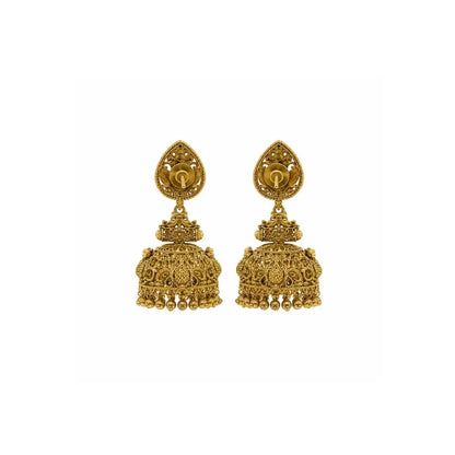Antique Peacock Jhumka R-1275