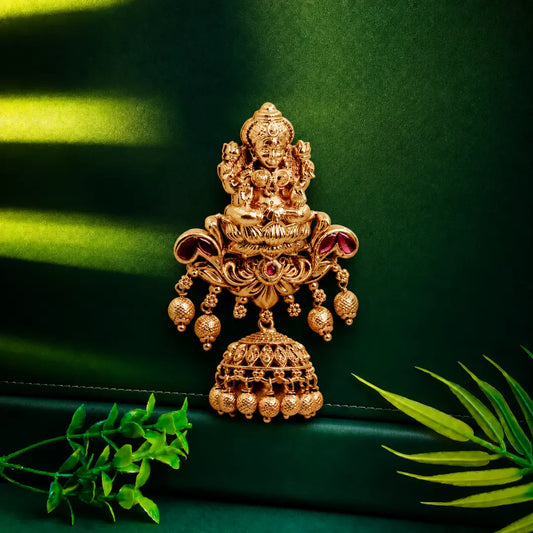 Divine Laxmi Temple Hair Broach T-53