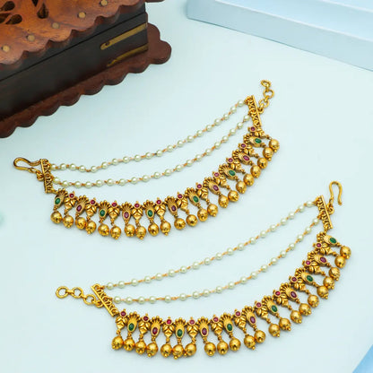 Ethnic and Traditional Ear Chain N-756