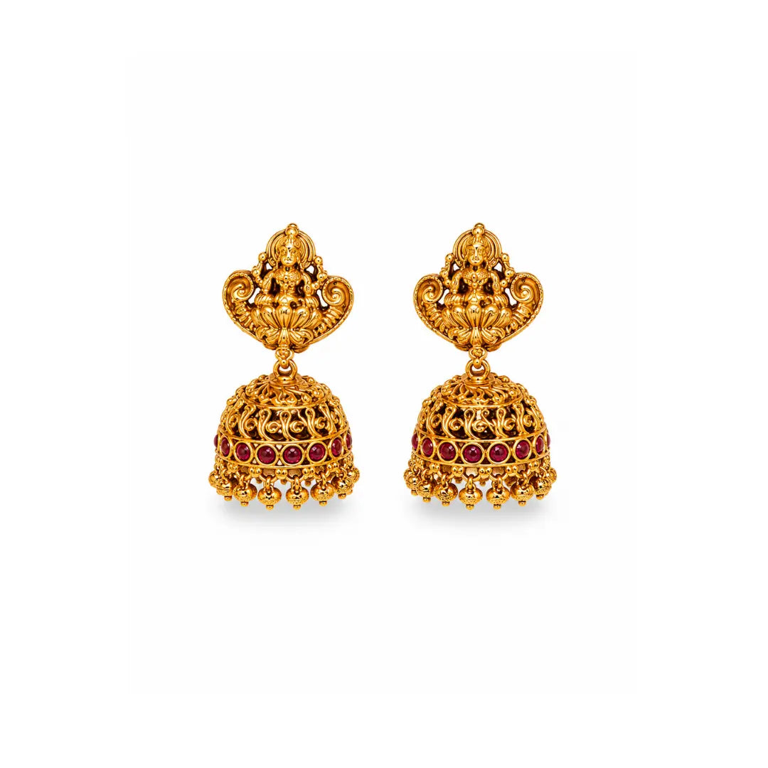 Divine Lakshmi-Flower Chokker Set K-1059