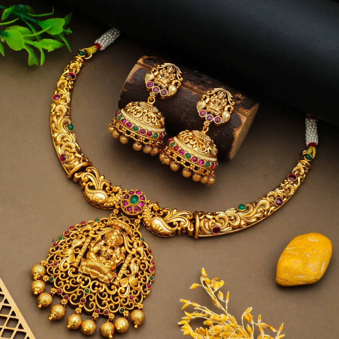 Eternal Lakshmi Necklace Set