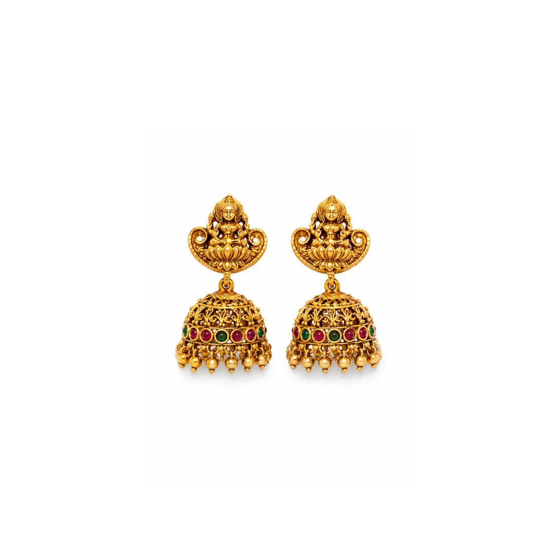 Divine Lakshmi-Flower Chokker Set K-1059