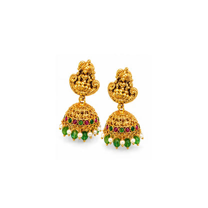 Divine Lakshmi-Flower Chokker Set K-1059