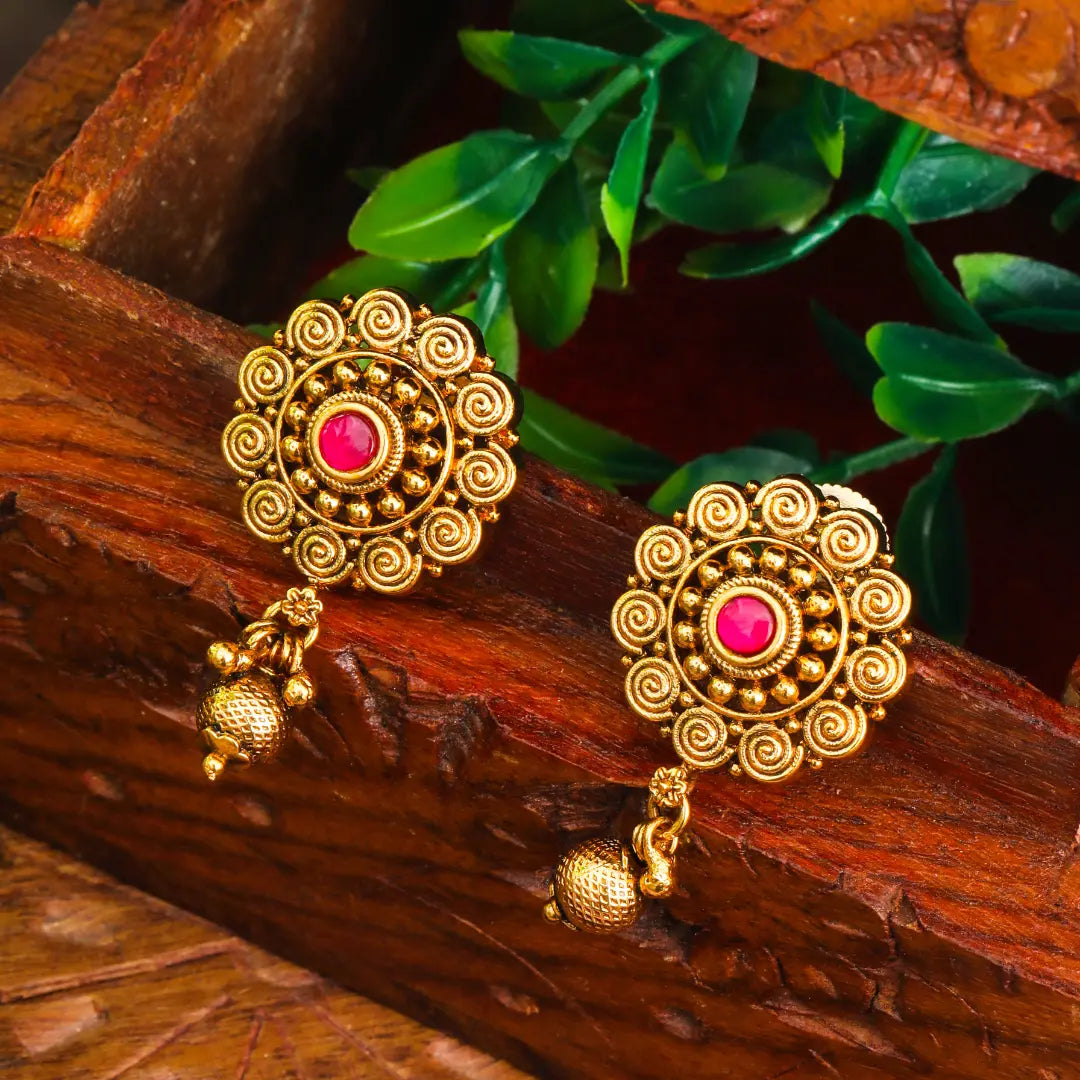 Classy Gold-Plated Bali J-341

