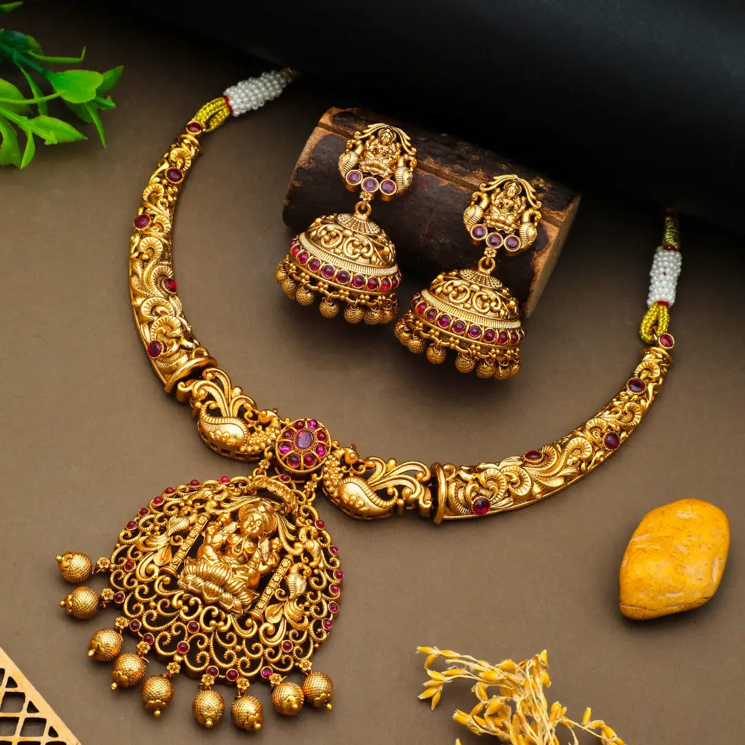 Eternal Lakshmi Necklace Set
