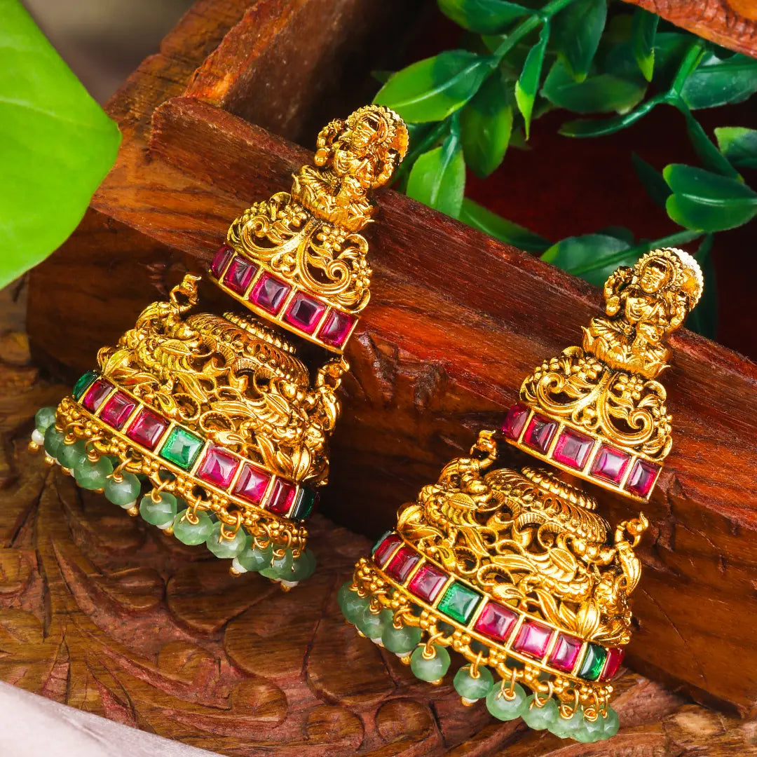Lakshmi temple jhumka