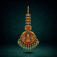 Earrings + Maang Tikka