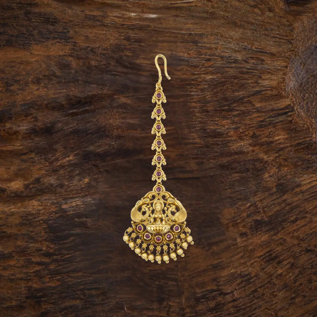 Sacred Lakshmi Temple Maang Tikka V-487