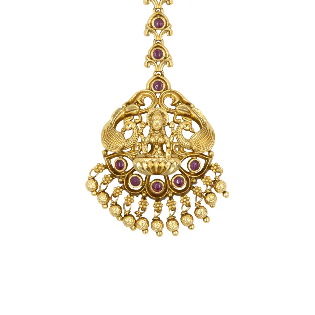 Sacred Lakshmi Temple Maang Tikka V-487