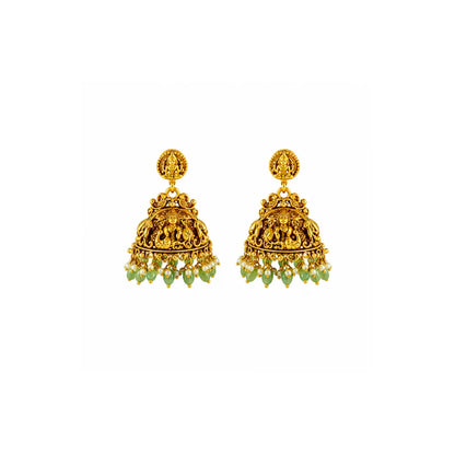 Divine Lakshmi Temple Long Necklace Set J-139