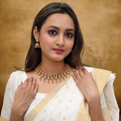 Saanvika Grace Necklace Set V-667