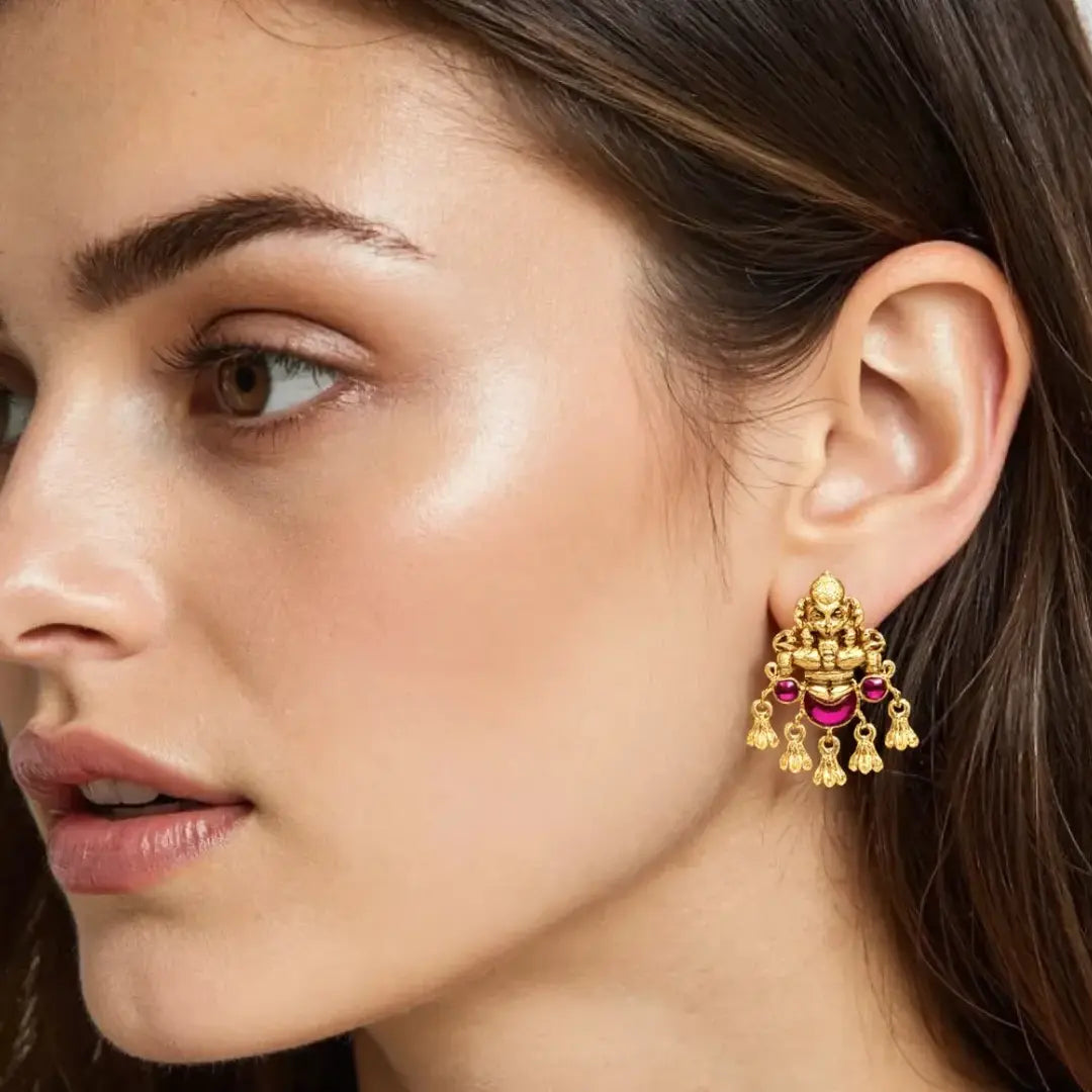 Antique Gold-Plated Temple Bali   V-1655