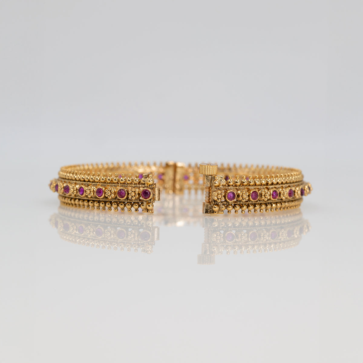 Handcrafted Antique Paired Bangle V-1824