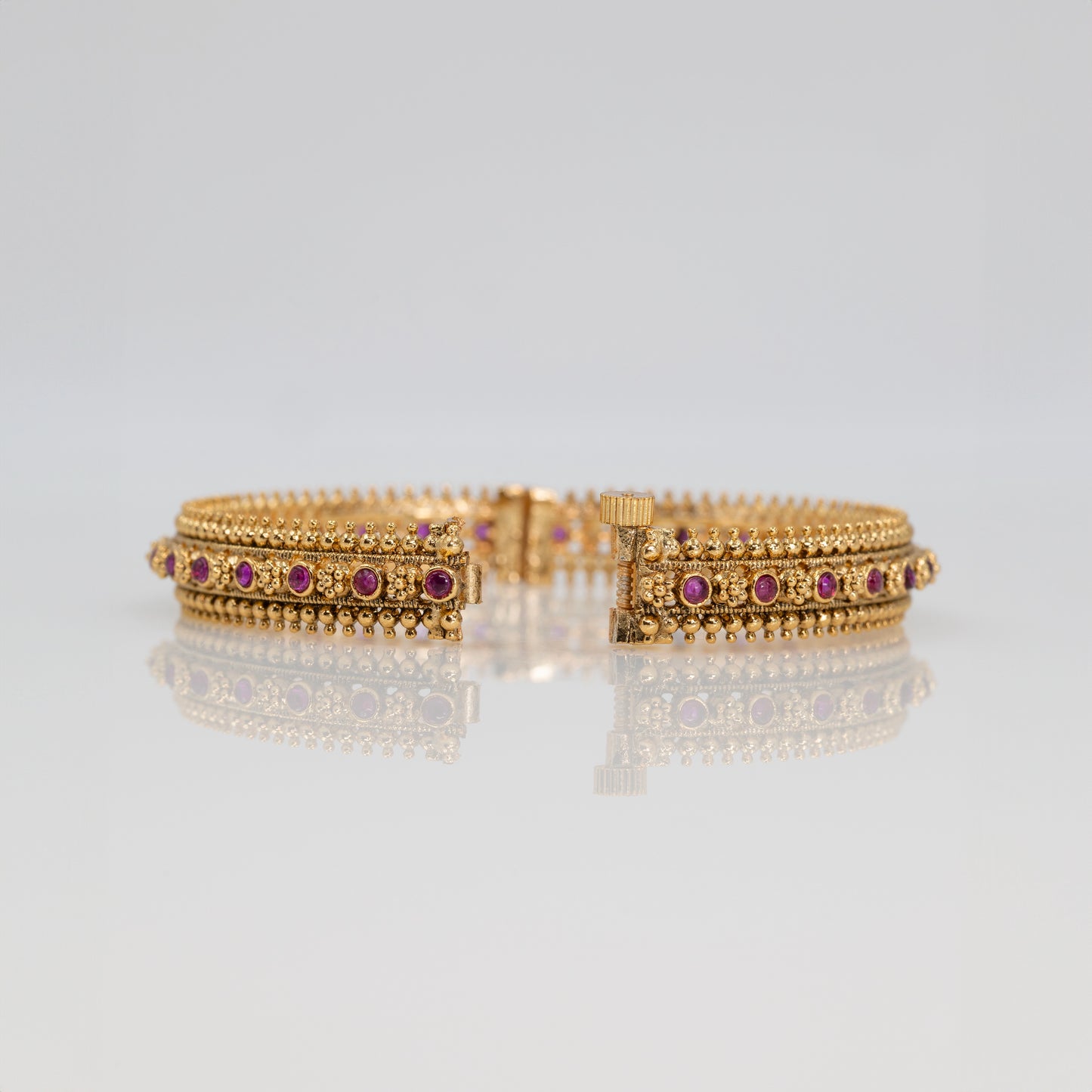 Handcrafted Antique Paired Bangle V-1824